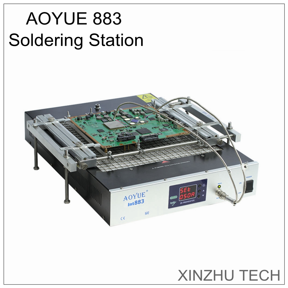 Infrared Bga Rework Station - AOYUE INT883 IR voorverwarmings-reflowstation met 668
