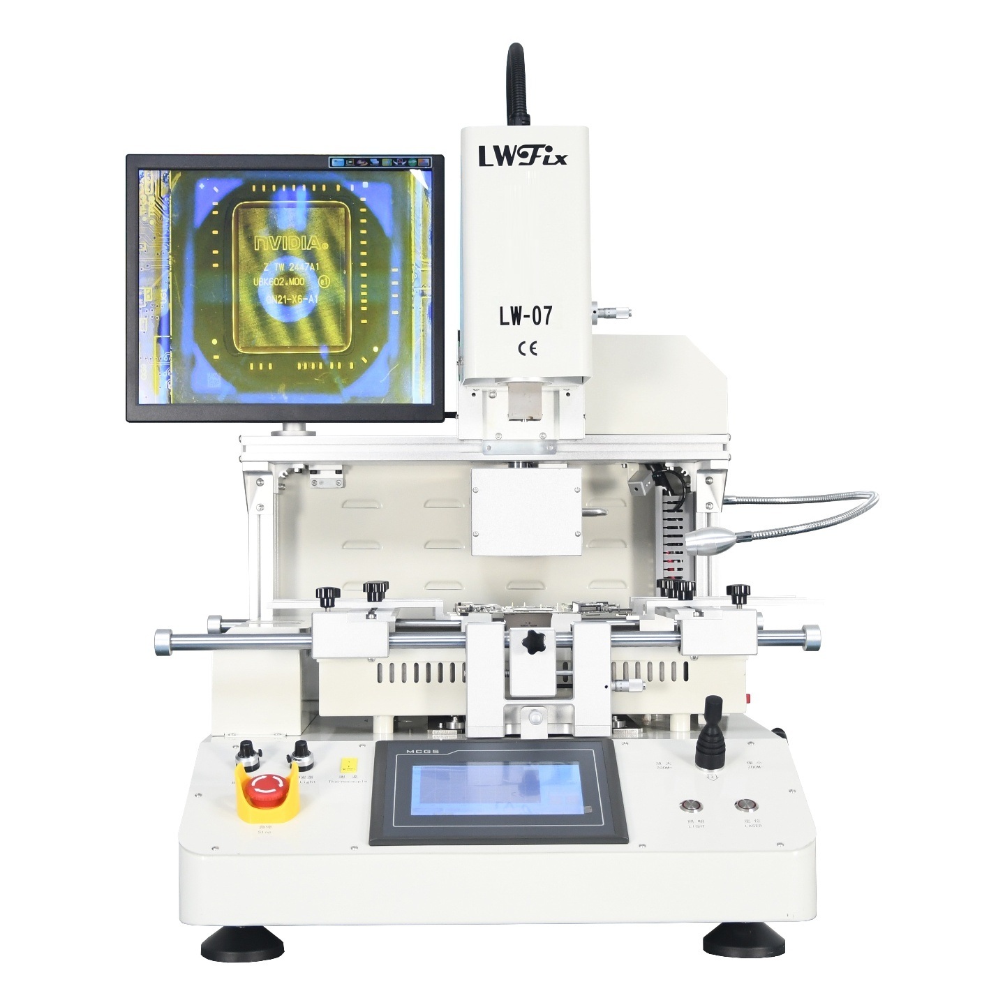 Infrared Bga Rework Station - Infrarood BGA-herstelstation LW-07, 3 zones, met