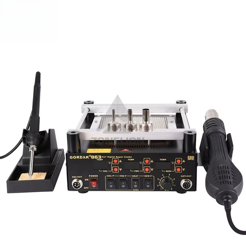 3-in-1 digitale heteluchtpisto - Infrared Bga Rework Station recensie en prijs