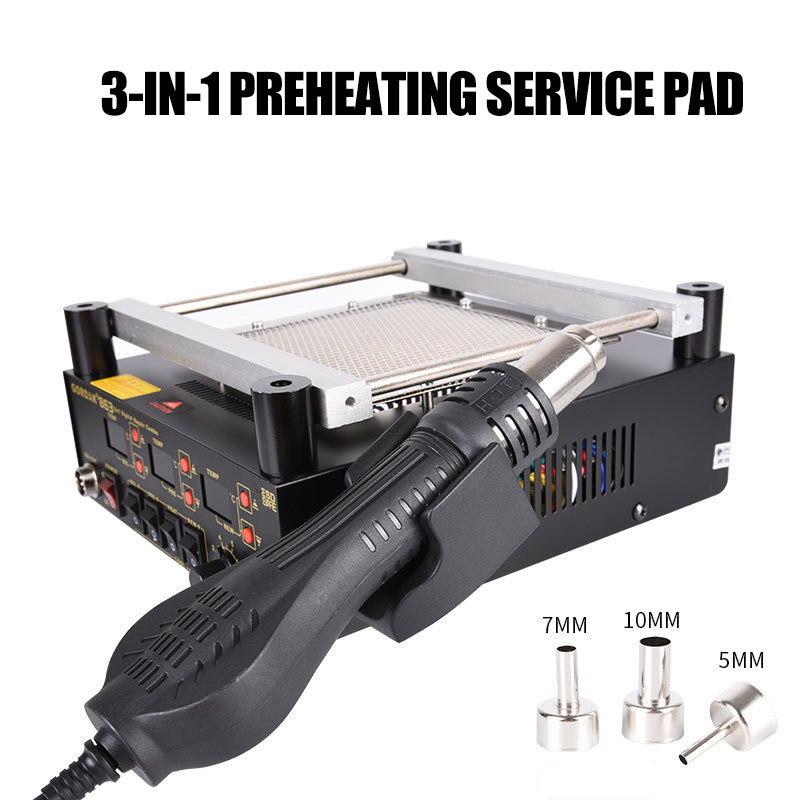 3-in-1 digitale heteluchtpisto - Infrared Bga Rework Station recensie en prijs