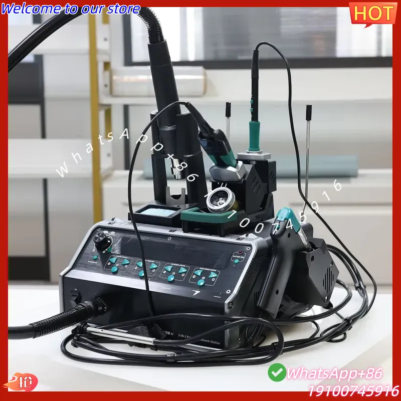 2026 YIHUA-948D IV 5-in-1 Sold - Desoldering Pump Electric Vacuum Station recensie en prijs